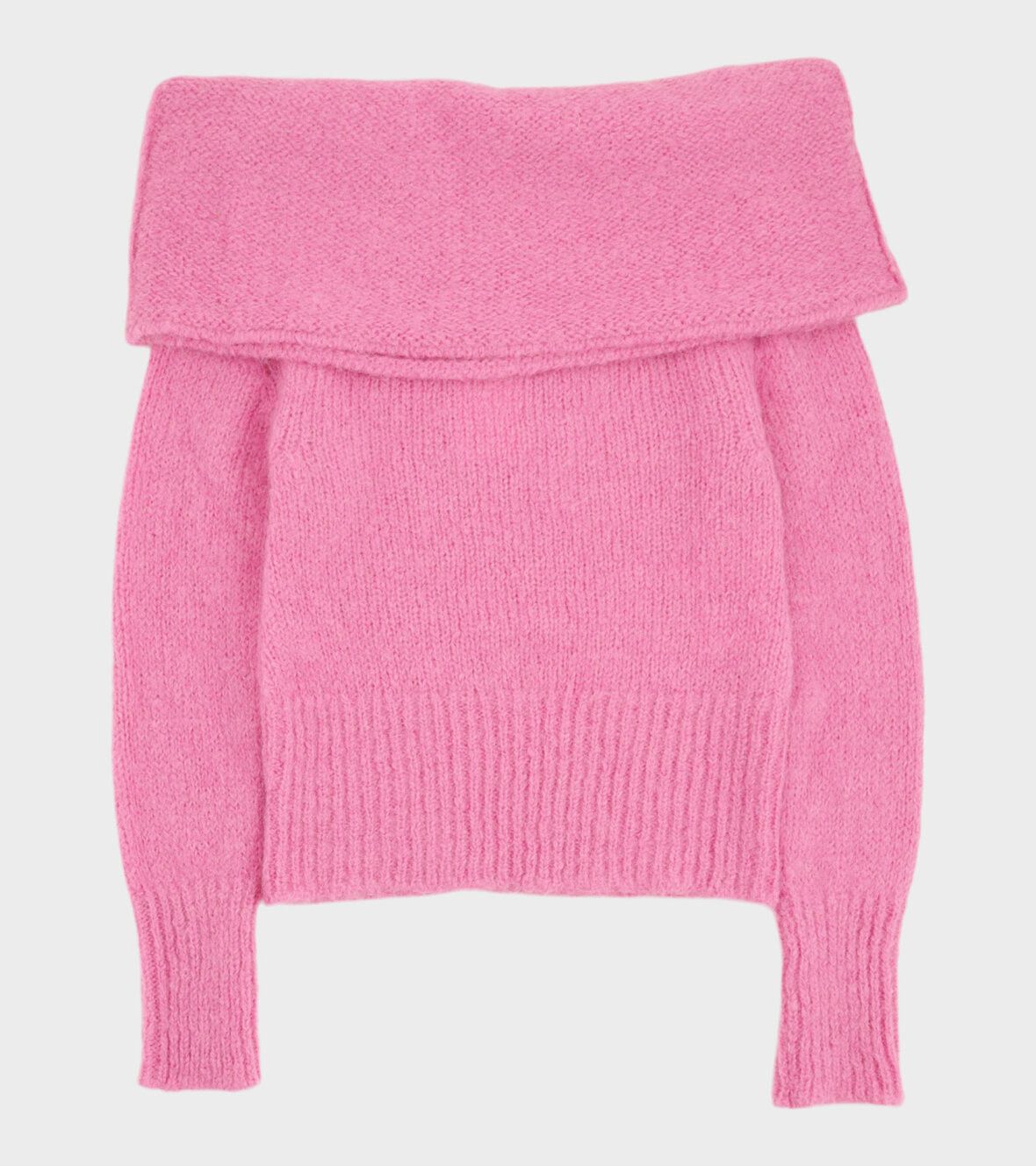 Saks Potts o1s22i1n0924 Skylar Off-Shoulder Sweater in Fuchsia Size M / US 6-8 / IT 42-44 - 1 Thumbnail