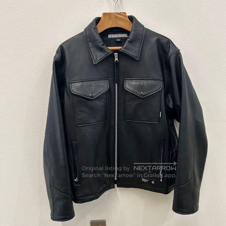 Neighborhood Neighborhood Leather Jacket Size US M / EU 48-50 / 2 - 1 Thumbnail