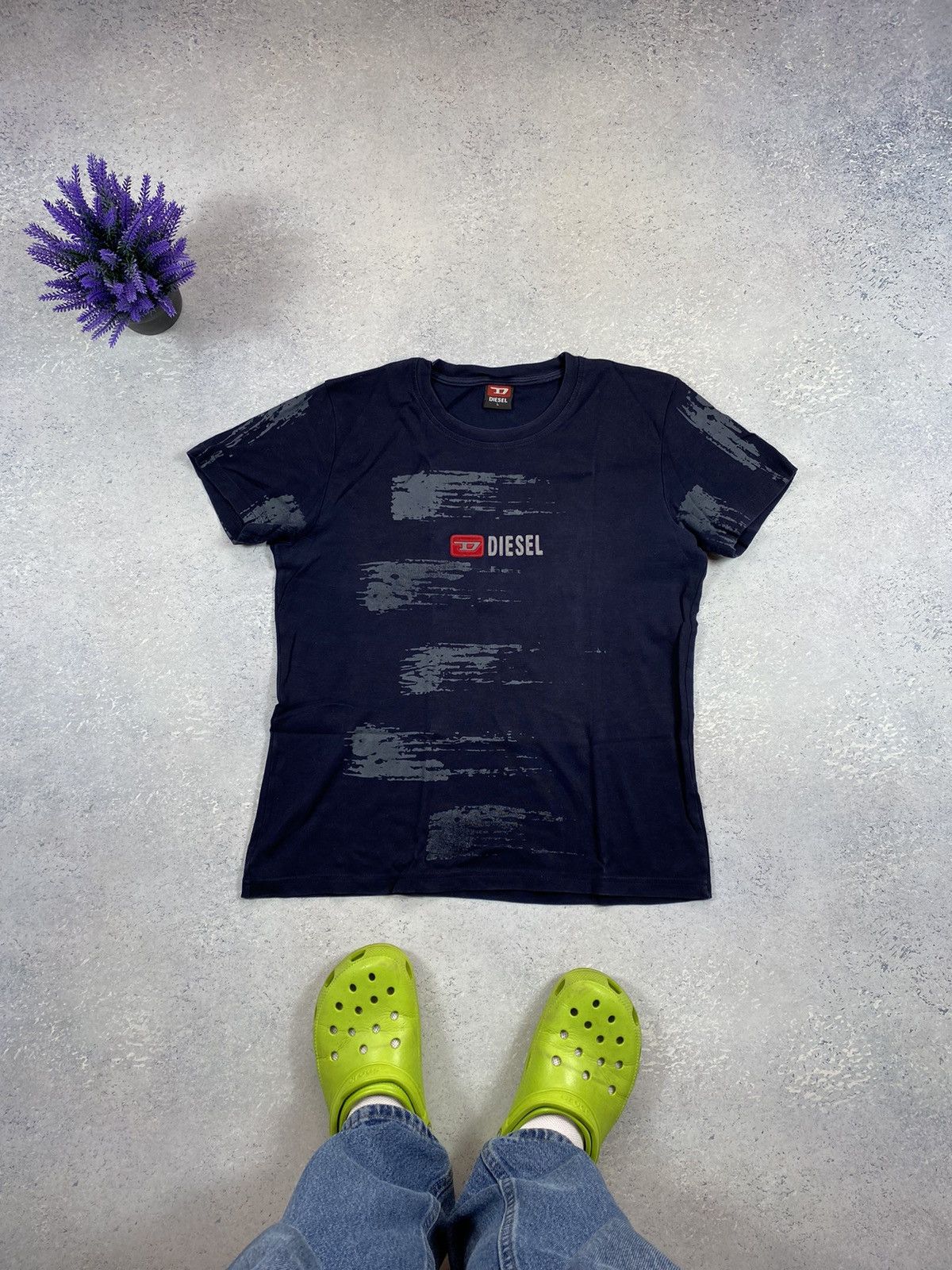 Diesel × Vintage Vintage Diesel Men’s T-shirt With Big Logo Size US L / EU 52-54 / 3 - 2 Thumbnail