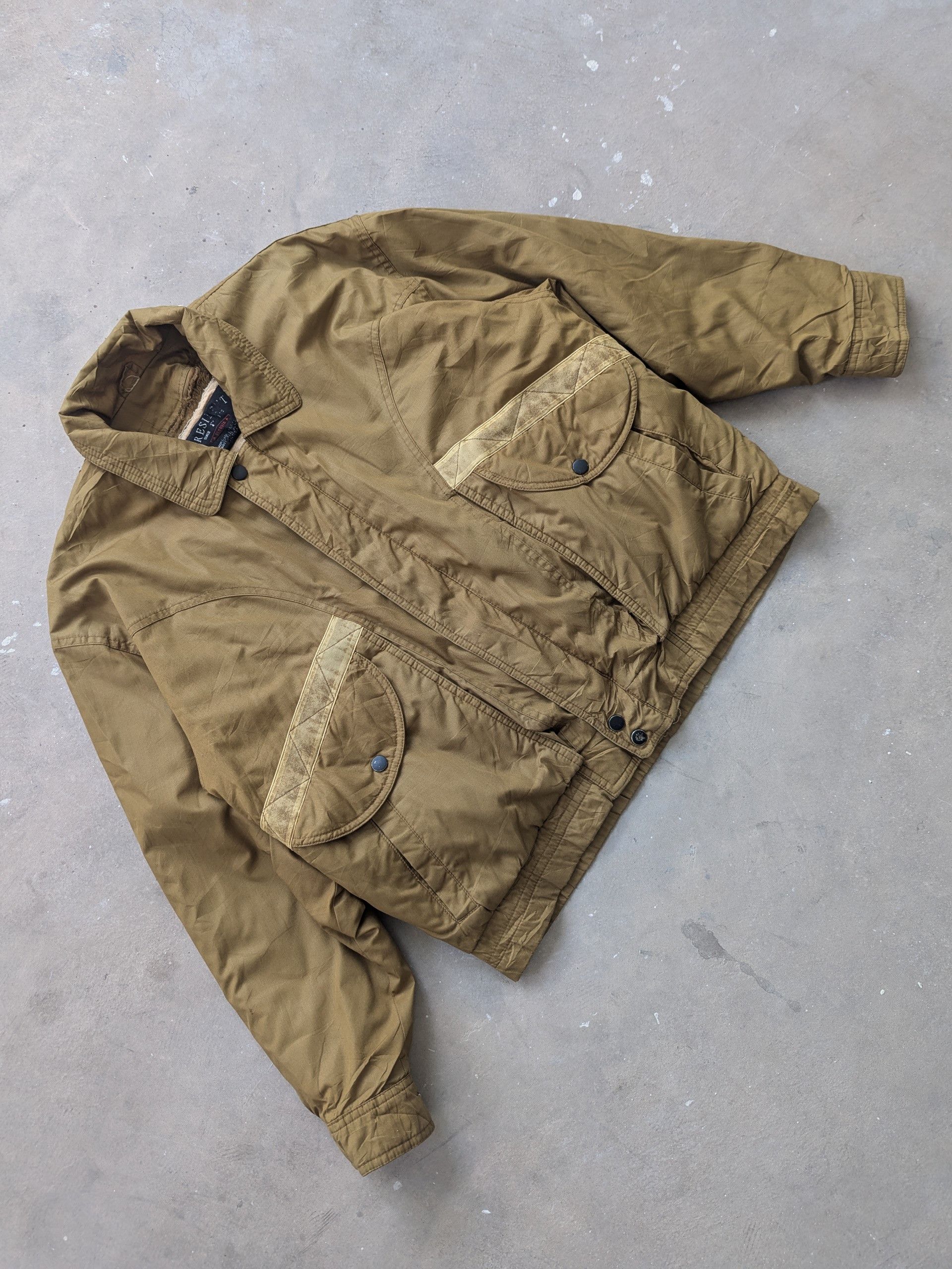 Japanese Brand × Vintage Vintage 1990s President Bomber Jacket Lining Fleece Size US M / EU 48-50 / 2 - 3 Thumbnail