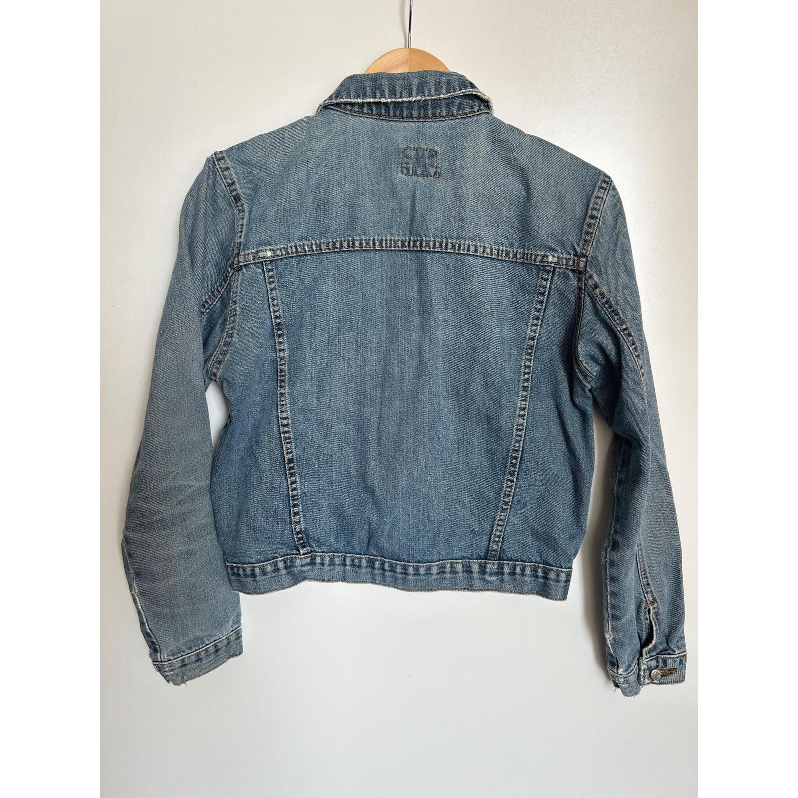 Levi's Levi's Cropped Denim Jacket M - Light Wash Red Tab Vintage Size US M / EU 48-50 / 2 - 4 Thumbnail
