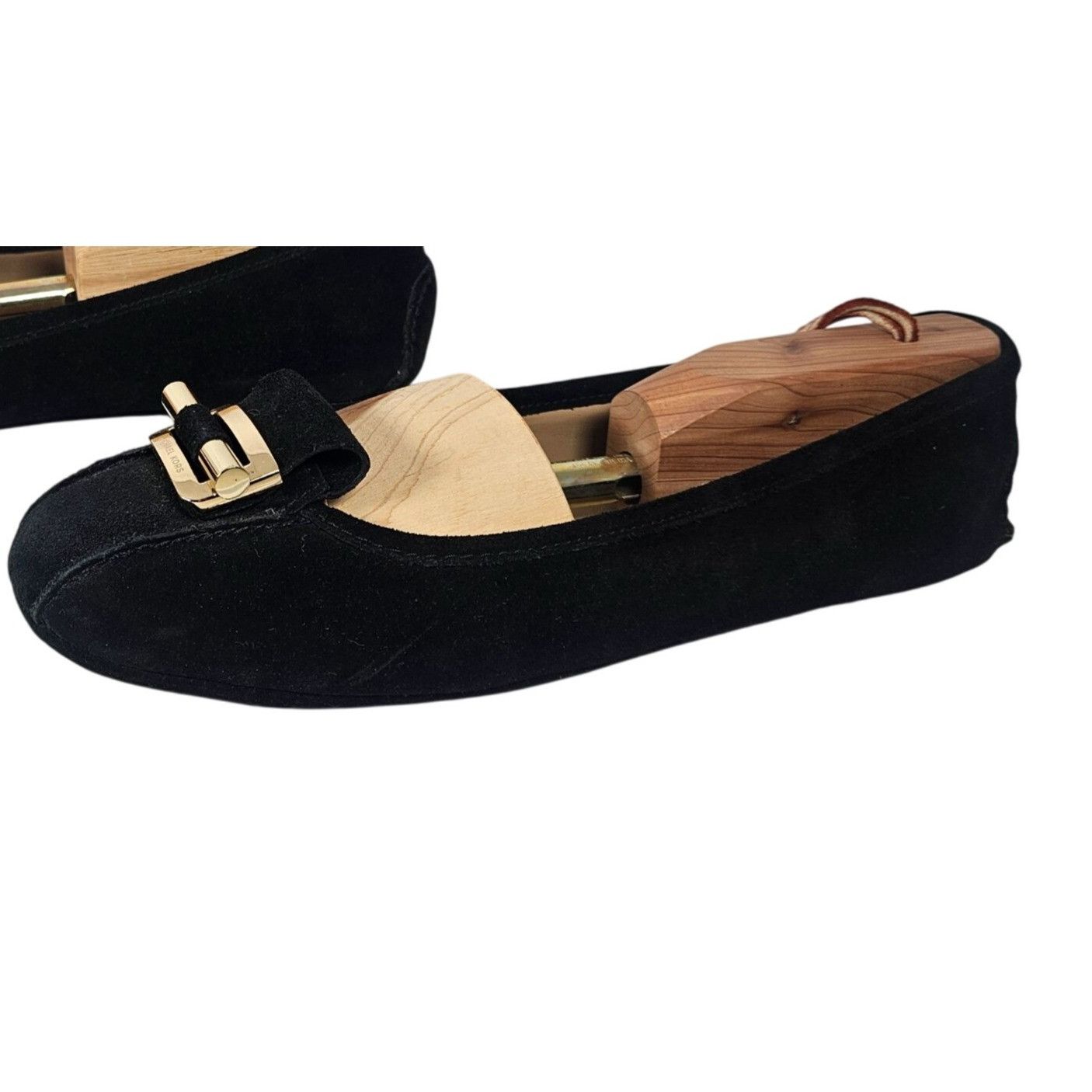 Michael Kors Michael Kors Woman's Black Suede Ballet Flats Minimalist 10M Size US 10 / IT 40 - 8 Thumbnail