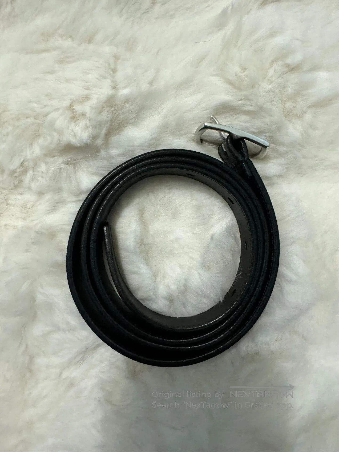 Saint Laurent Paris Saint Laurent YSL Leather Belt. Size ONE SIZE - 8 Thumbnail