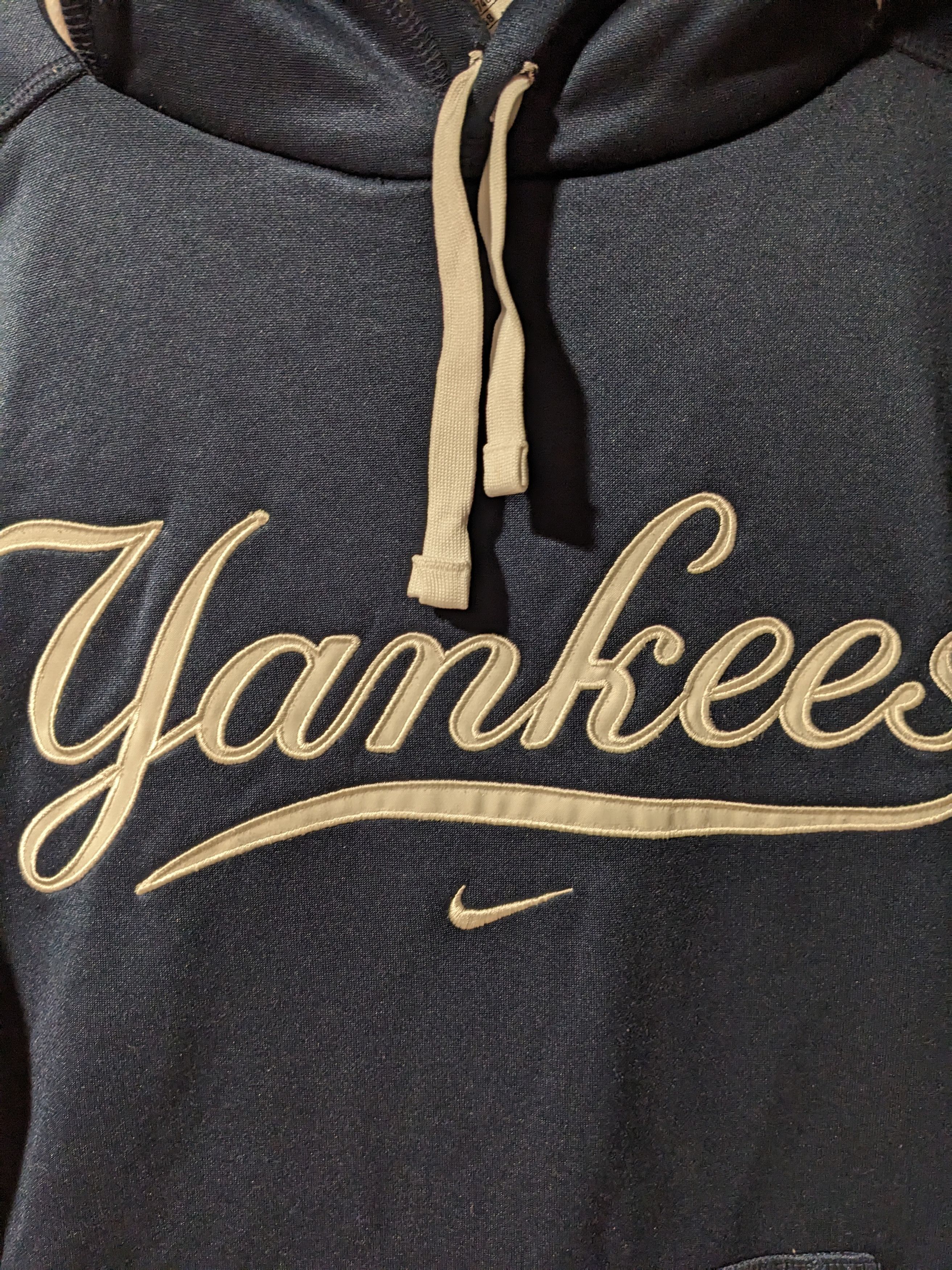 New York Yankees Vintage Y2K New York Yankees Nike Center Fleece Hoodie Size US M / EU 48-50 / 2 - 2 Thumbnail