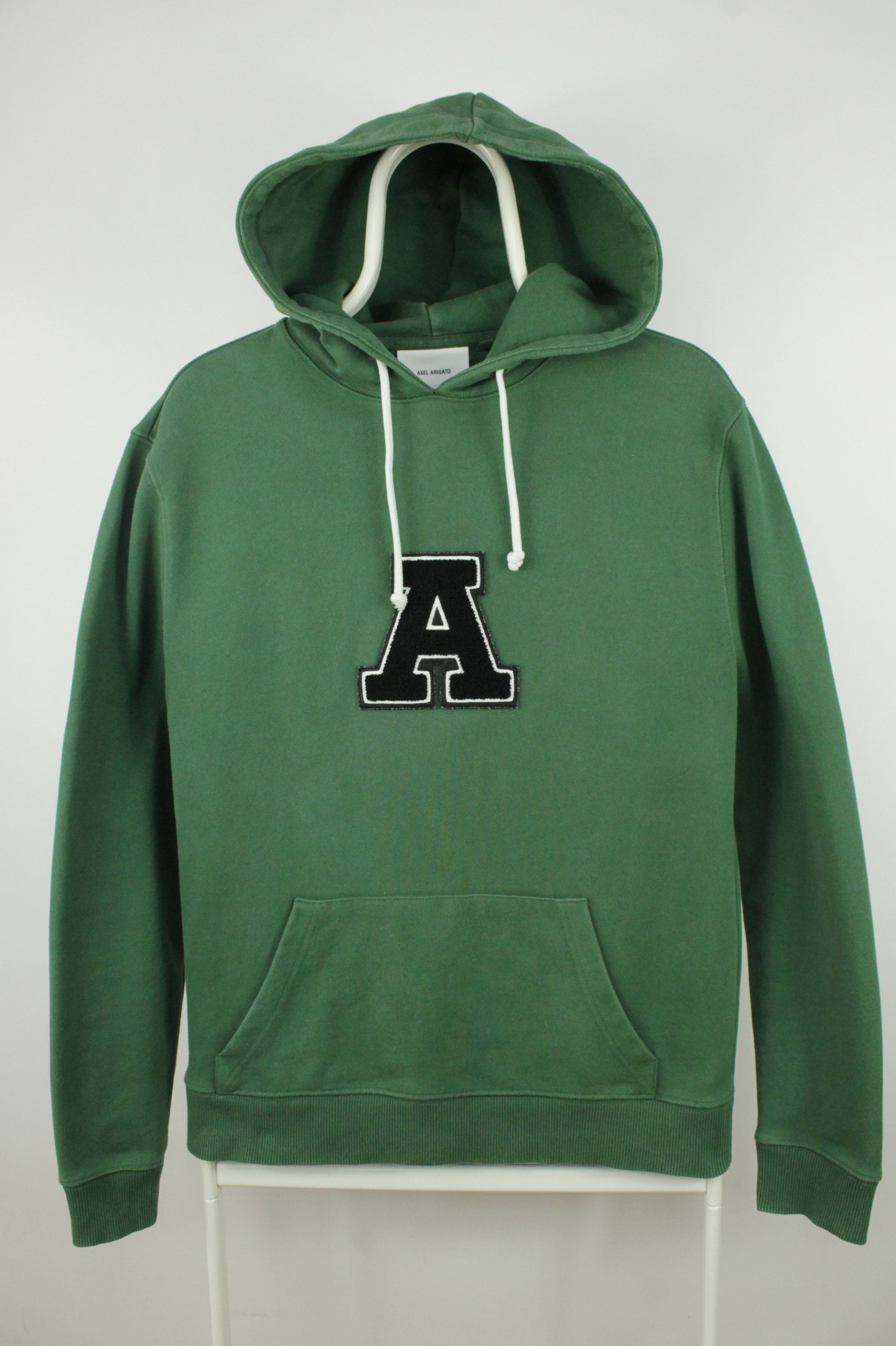 Axel Arigato Axel Arigato Catch Logo Patch Green Cotton Hoodie Size US S / EU 44-46 / 1 - 1 Thumbnail