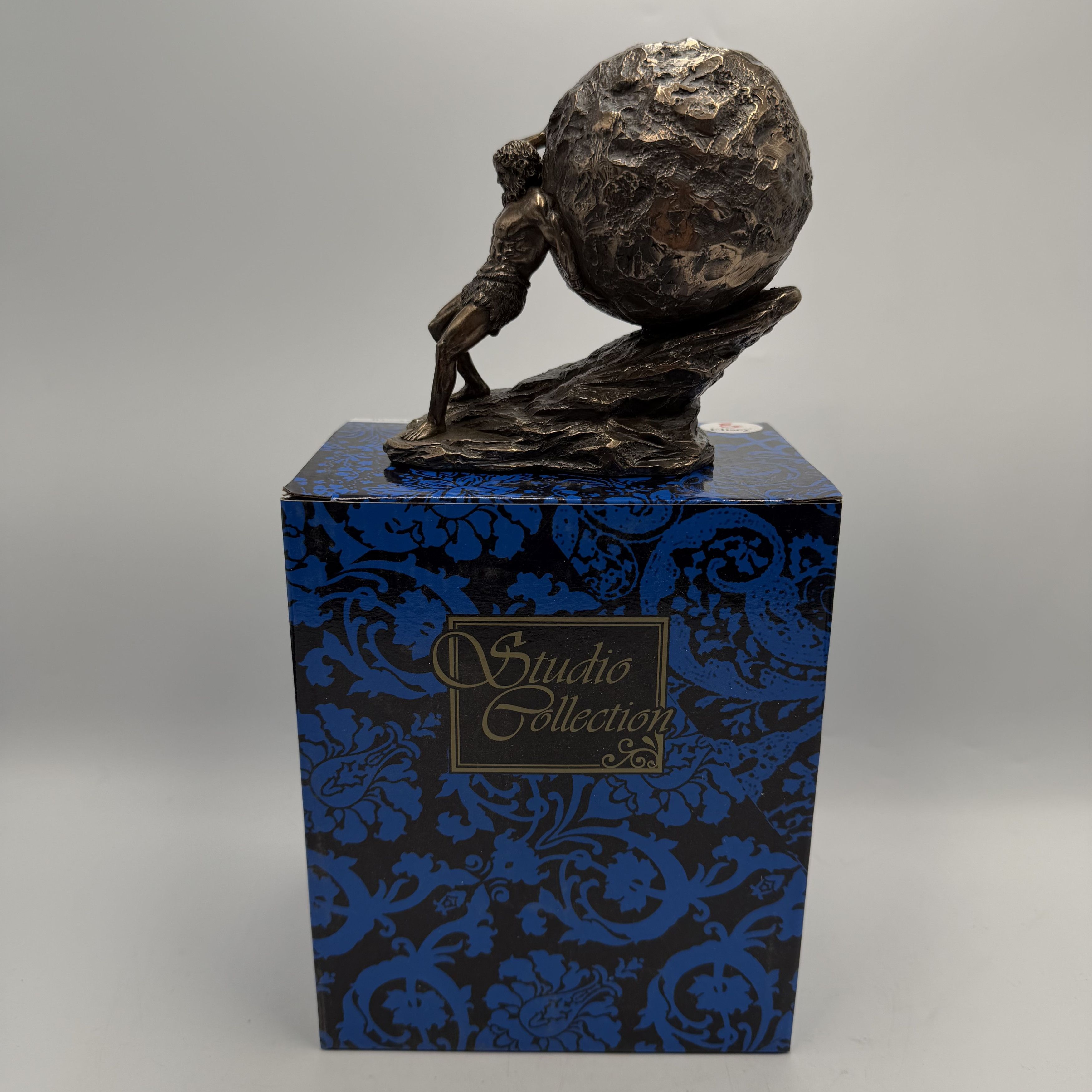 Other Sisyphus Bronze Finish Figurine Polystone Greek Statue Size ONE SIZE - 8 Thumbnail