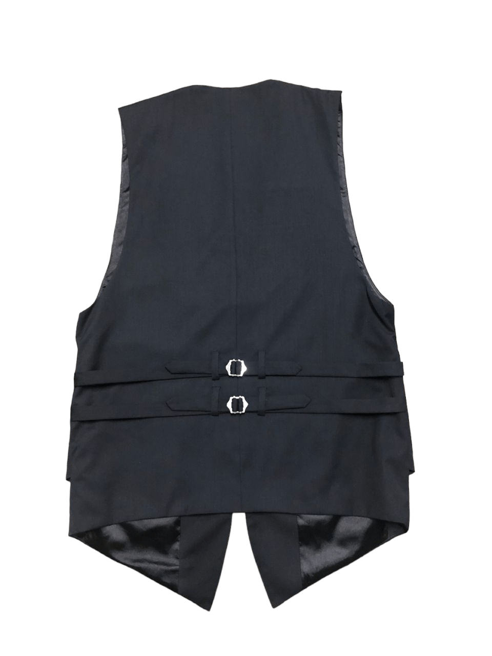 If Six Was Nine No Id Double Layer Black Vest Zipper Jacket Seditionaries Size US M / EU 48-50 / 2 - 3 Thumbnail
