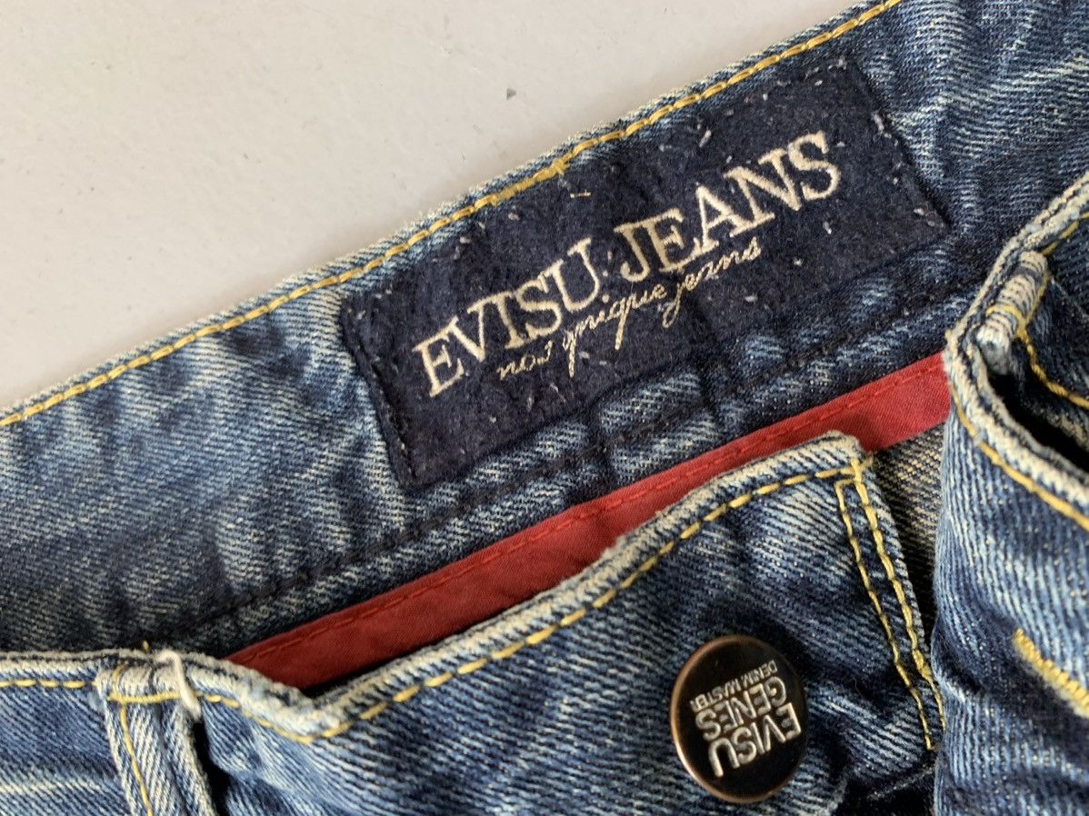Japanese Brand Vintage Evisu inspired denim Size US 34 / EU 50 - 7 Thumbnail