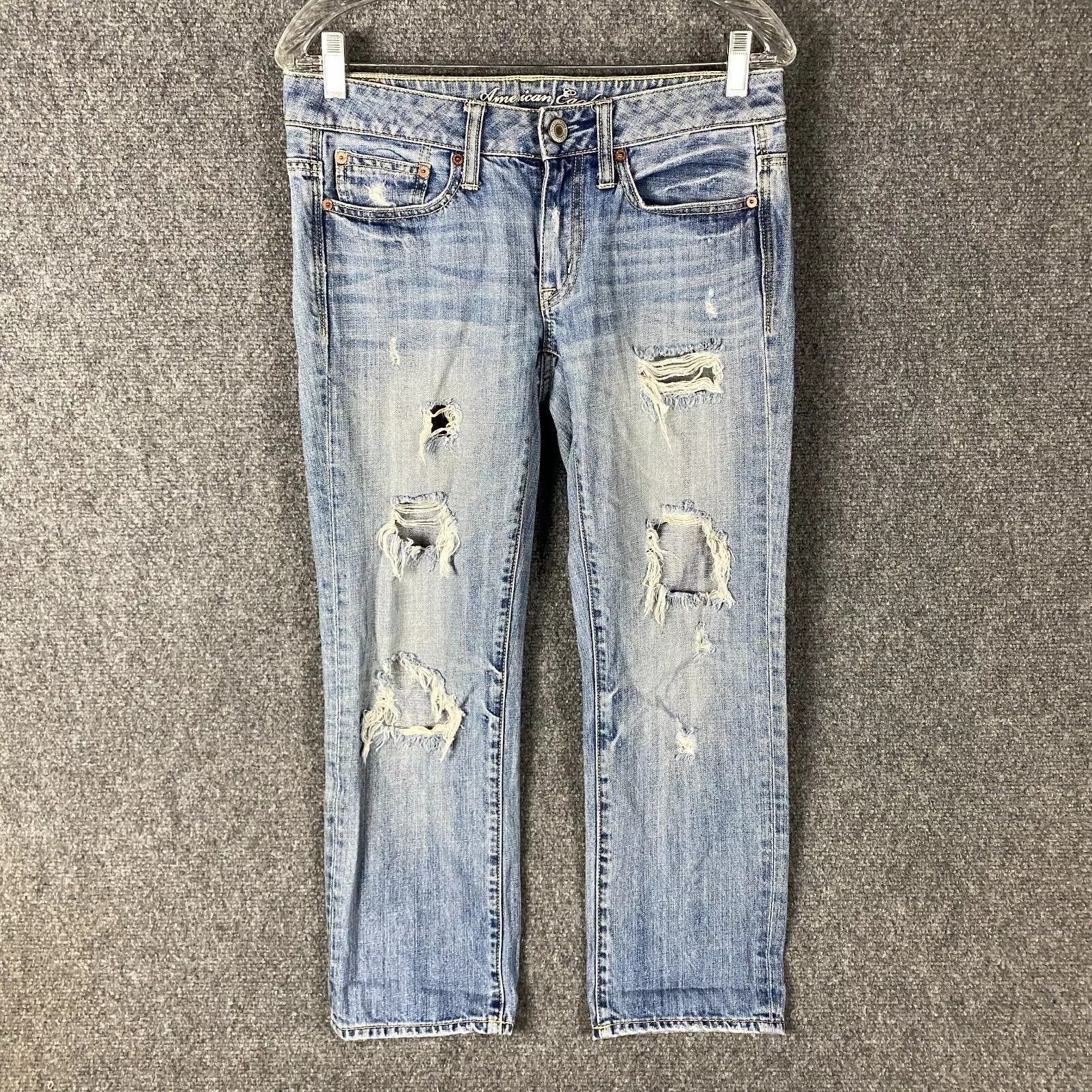 American Eagle Outfitters American Eagle Jeans Women's Size 0 Boy Fit Denim Adults Size 25" / US 0 / IT 36 - 1 Thumbnail