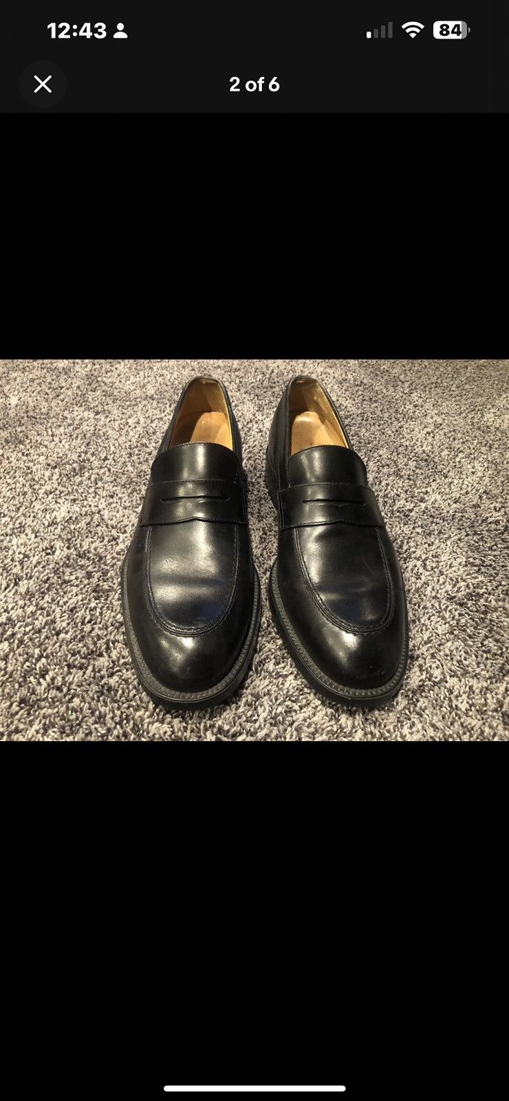 Tod's Timeless Tod’s Black Leather Penny Loafers – Men’s 10.5 Size US 11.5 / EU 44-45 - 4 Thumbnail