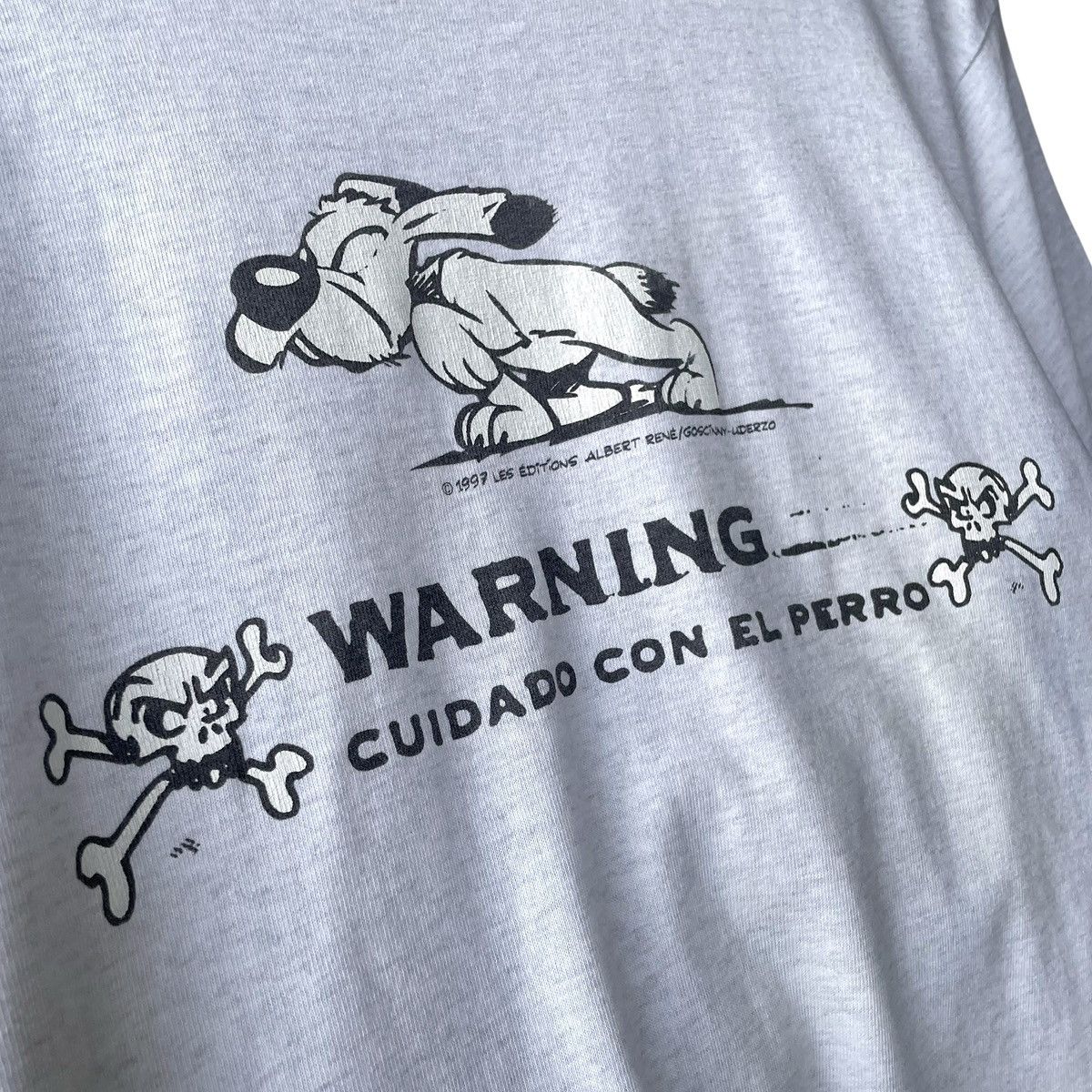 Vintage Asterix French Comic Series Dogmatix Vintage 1997 Promo Tee Size US M / EU 48-50 / 2 - 5 Thumbnail