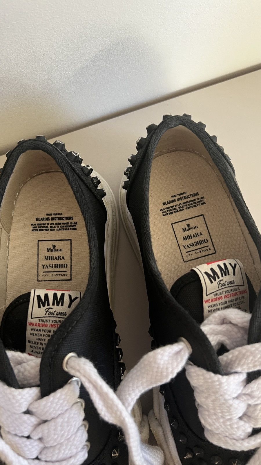 Maison MIHARA YASUHIRO Maison Mihara Yasuhiro Baker Studded Low A15FW733 Size US 7 / EU 40 - 4 Thumbnail