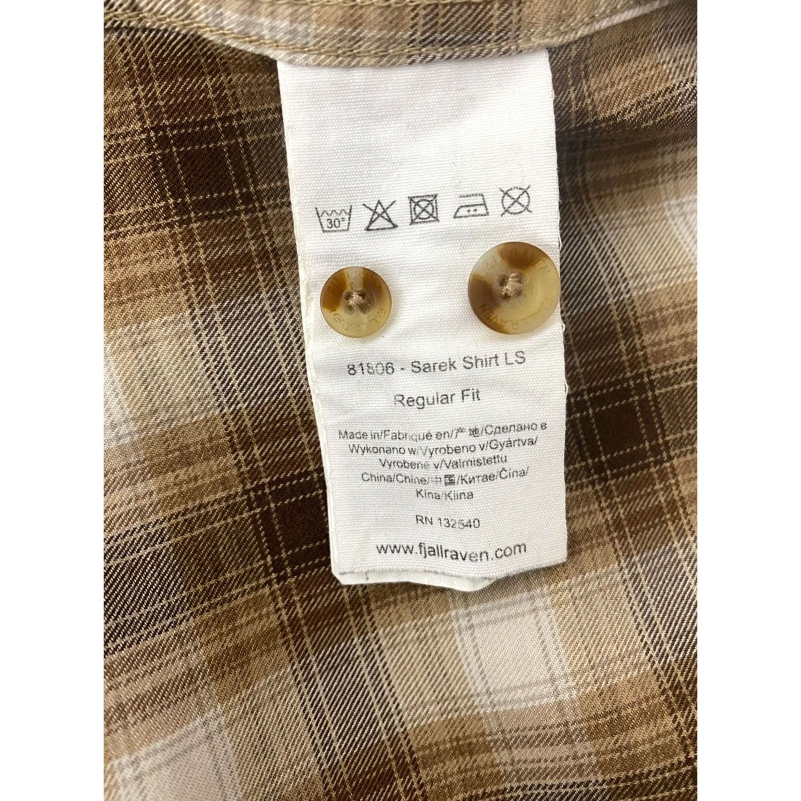 Vintage Fjallraven Sarek Mens Brown Plaid Outdoor Hiking Shirt XL Regular Fit Shirt Mens XL Brown Plaid Outdoor Hiking Shirt Size US XL / EU 56 / 4 - 7 Thumbnail