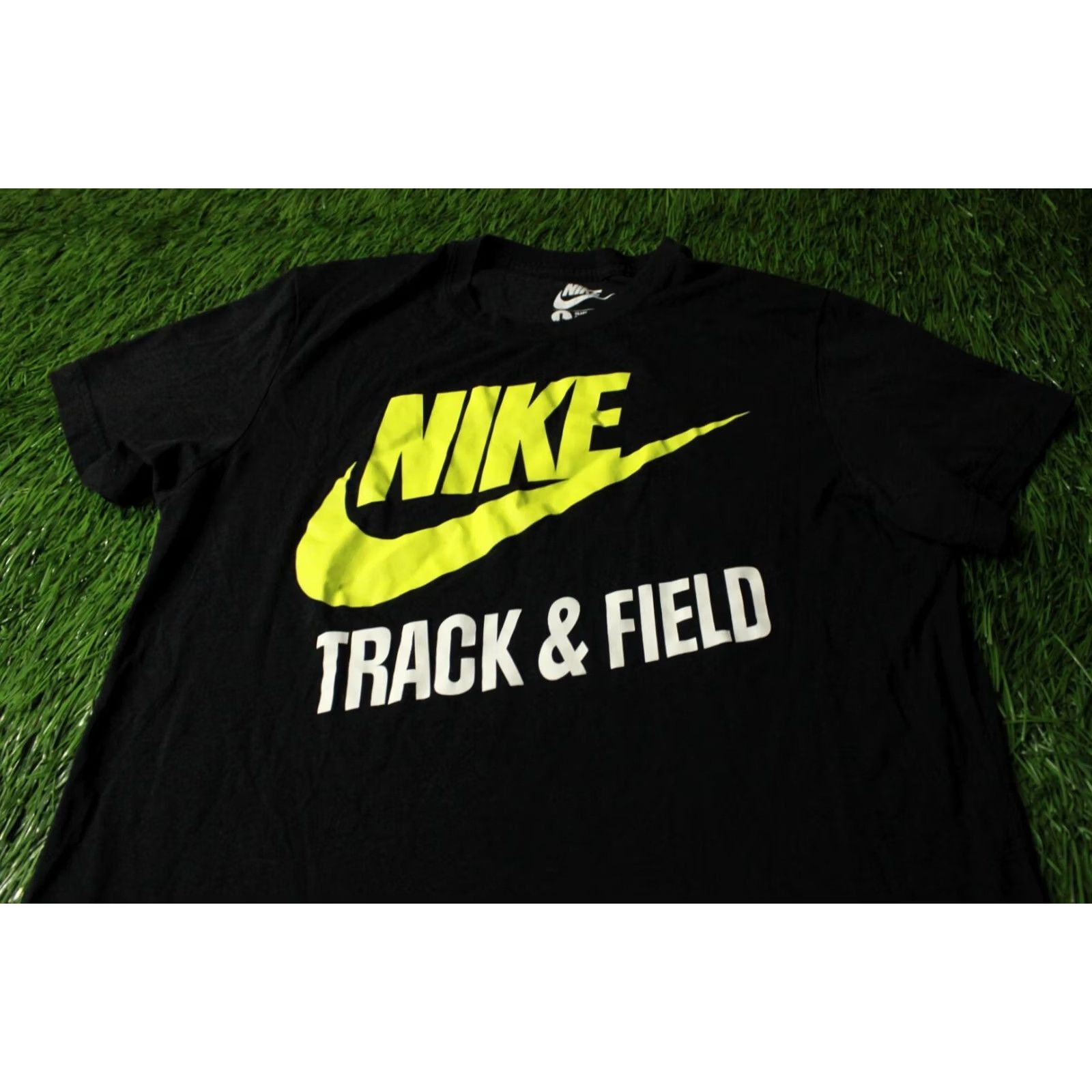 Nike NIKE T-Shirt Shirt Men 2014 Casual Short Sleeve Jersey Large Black Slim Logo 2014 Nike Mens Large Short Sleeve T-Shirt Size US L / EU 52-54 / 3 - 2 Thumbnail
