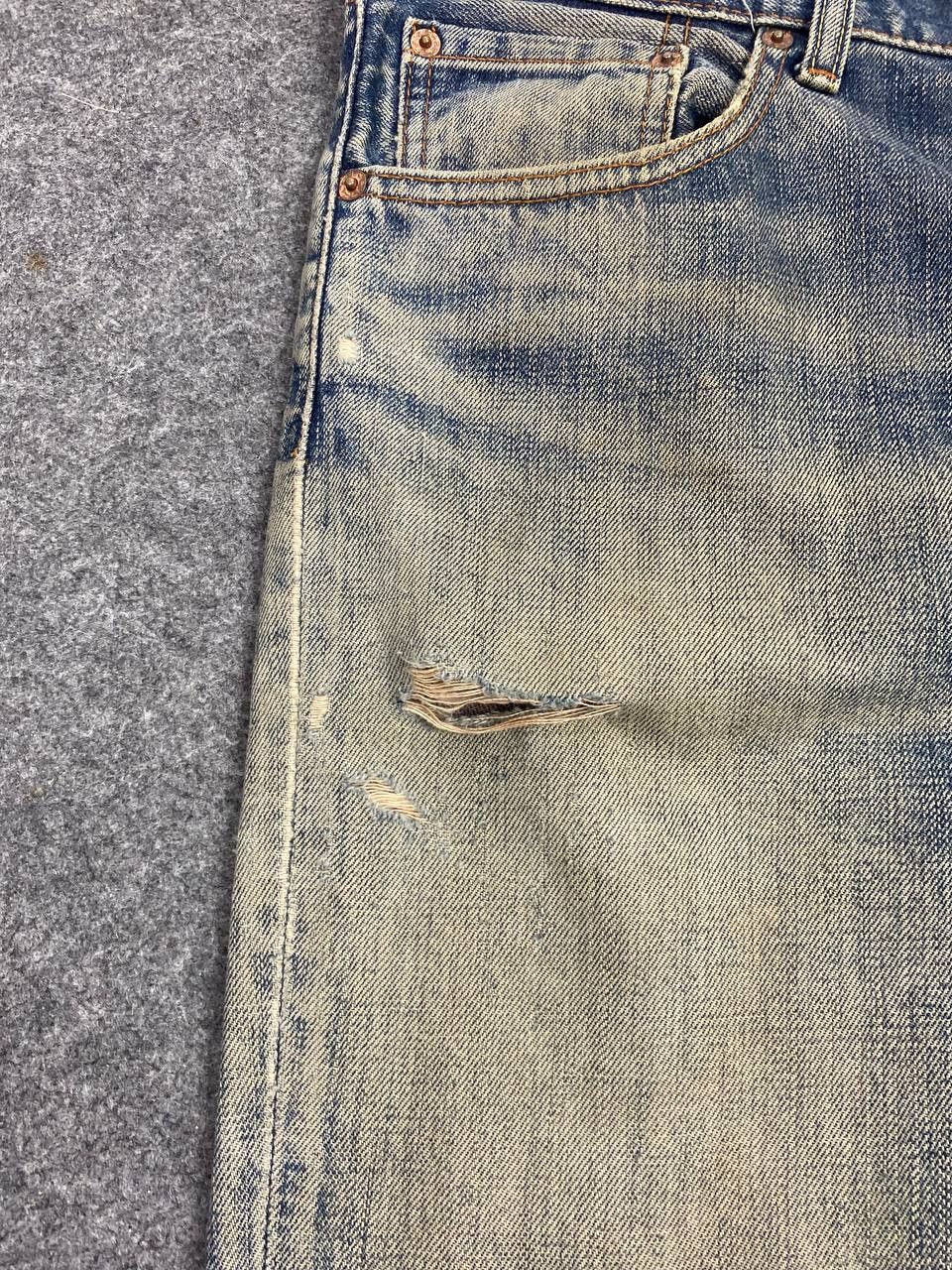 Levi's vintage levis 502 rusty distressed denim nice design Size US 36 / EU 52 - 11 Thumbnail