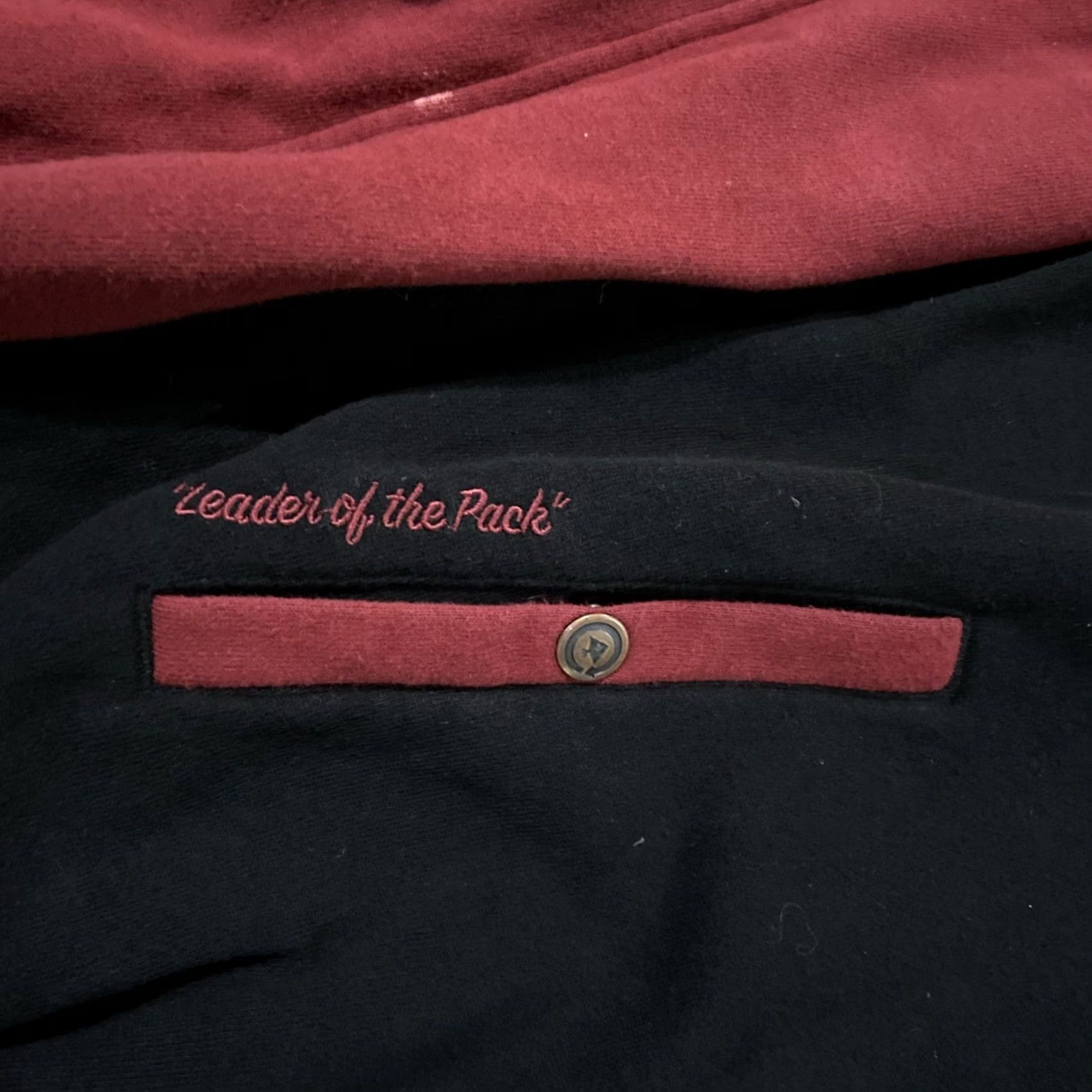 Roots LRG Jacket Mens L Black Red Varsity Zip Pocket 90s City Classic Hip Hop Skate Grass Roots Y2K Weight Light Size US L / EU 52-54 / 3 - 2 Thumbnail
