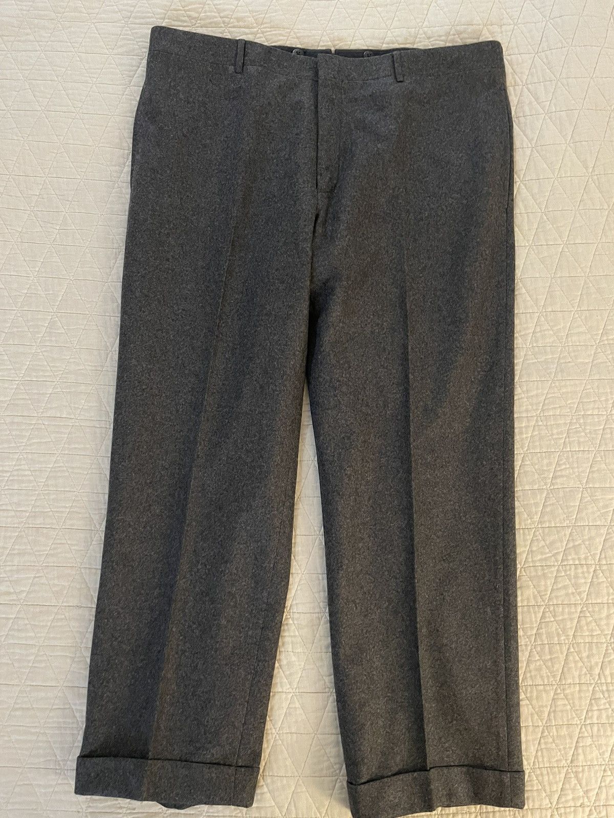 Polo Ralph Lauren × Vintage Flat Front Wool Flannel 'Preston' Trouser Size US 40 / EU 56 - 5 Thumbnail