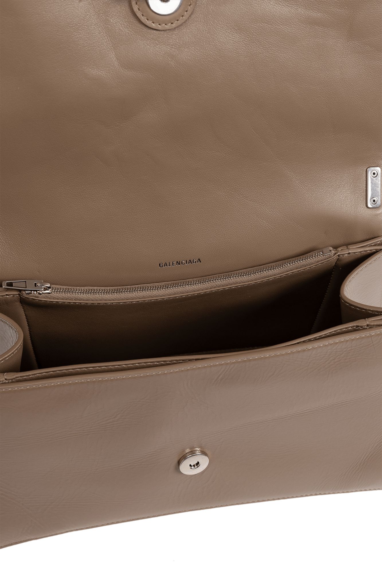 Balenciaga o1mt1gz0824 Size: OS / Crush Sling Bags in Brown Size ONE SIZE - 5 Thumbnail