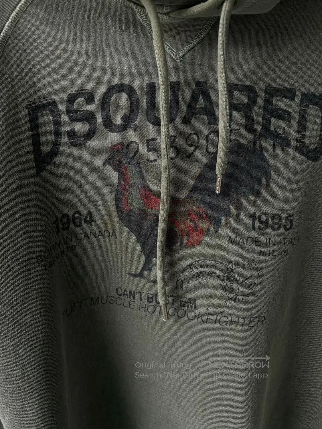 Dsquared2 DSquared Vintage Graffiti Hoodie. Size US M / EU 48-50 / 2 - 2 Thumbnail