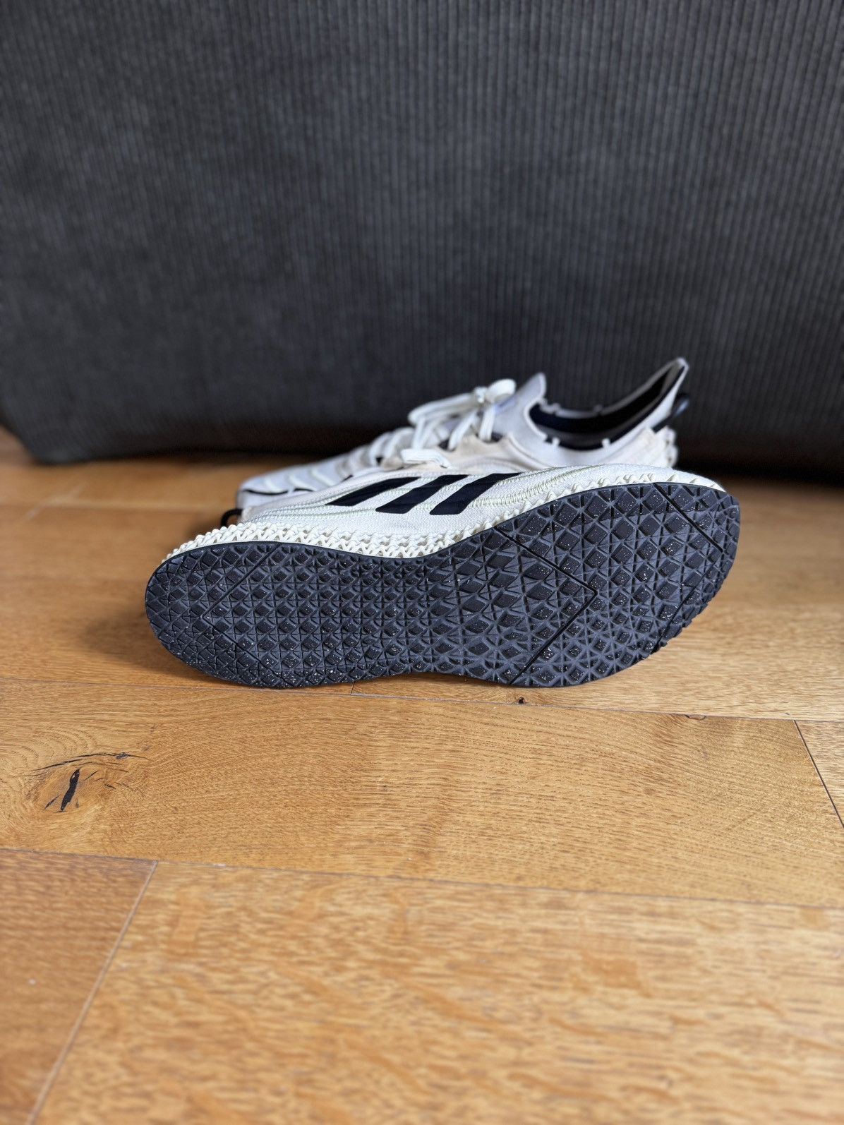 Adidas Adidas Parley x 4DFWD ‘Off-White Almost Lime’ Size US 11 / EU 44 - 7 Thumbnail