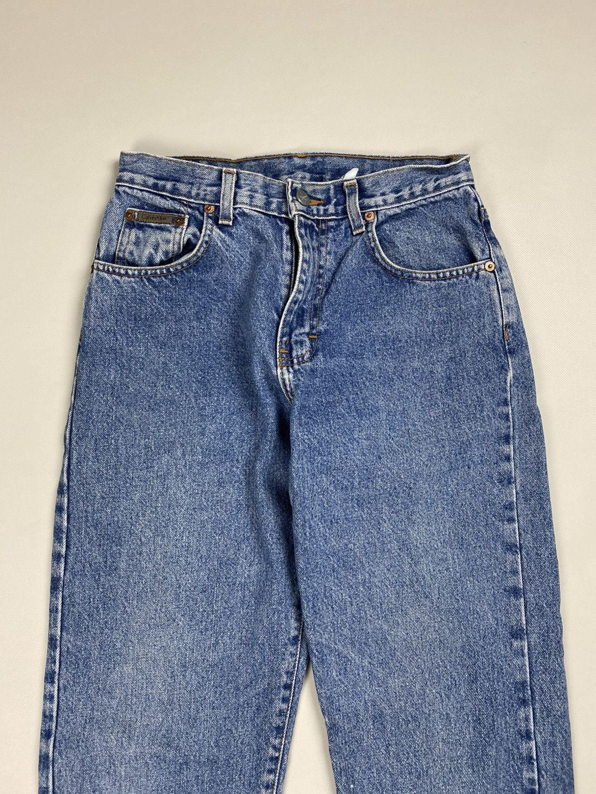 Calvin Klein × Vintage Calvin Klein Vintage 90s washed denim ladies jeans size 6 Size 28" / US 6 / IT 42 - 5 Thumbnail