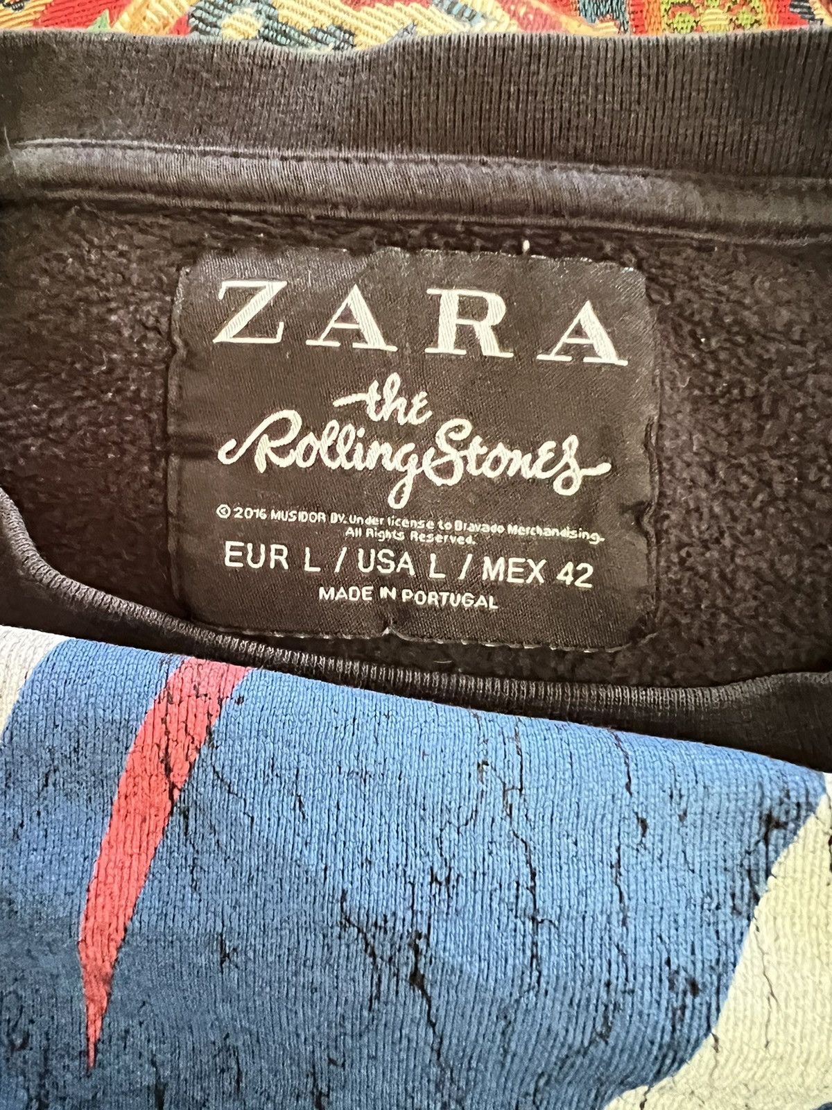 The Rolling Stones × Vintage × Zara Vintage Band The Rolling Stones 2016 Size US L / EU 52-54 / 3 - 4 Thumbnail