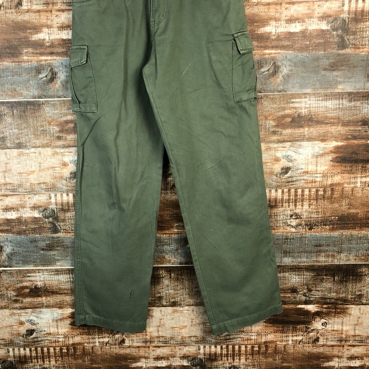 Japanese Brand DL Japanese Brand Green Cargo Multipocket Pants #C630 Size US 26 / EU 42 - 3 Thumbnail