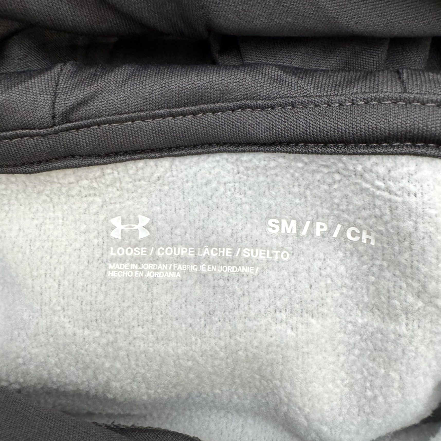 Under Armour Under Armour Hoodie S Cozy Casual Feminine Sporty Athleisure Soft Girl Script Women's Pullover Gray Size S / US 4 / IT 40 - 5 Thumbnail