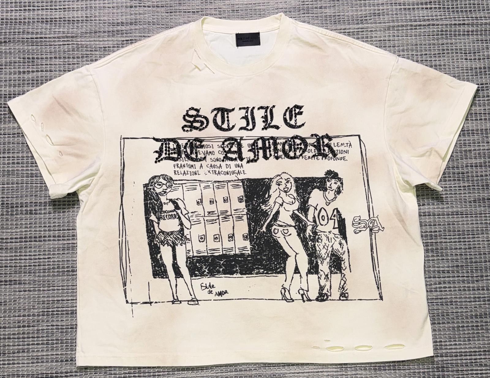 Other Stile Dè Amor Magia Stone Tee Size US XXL / EU 58 / 5 - 1 Thumbnail