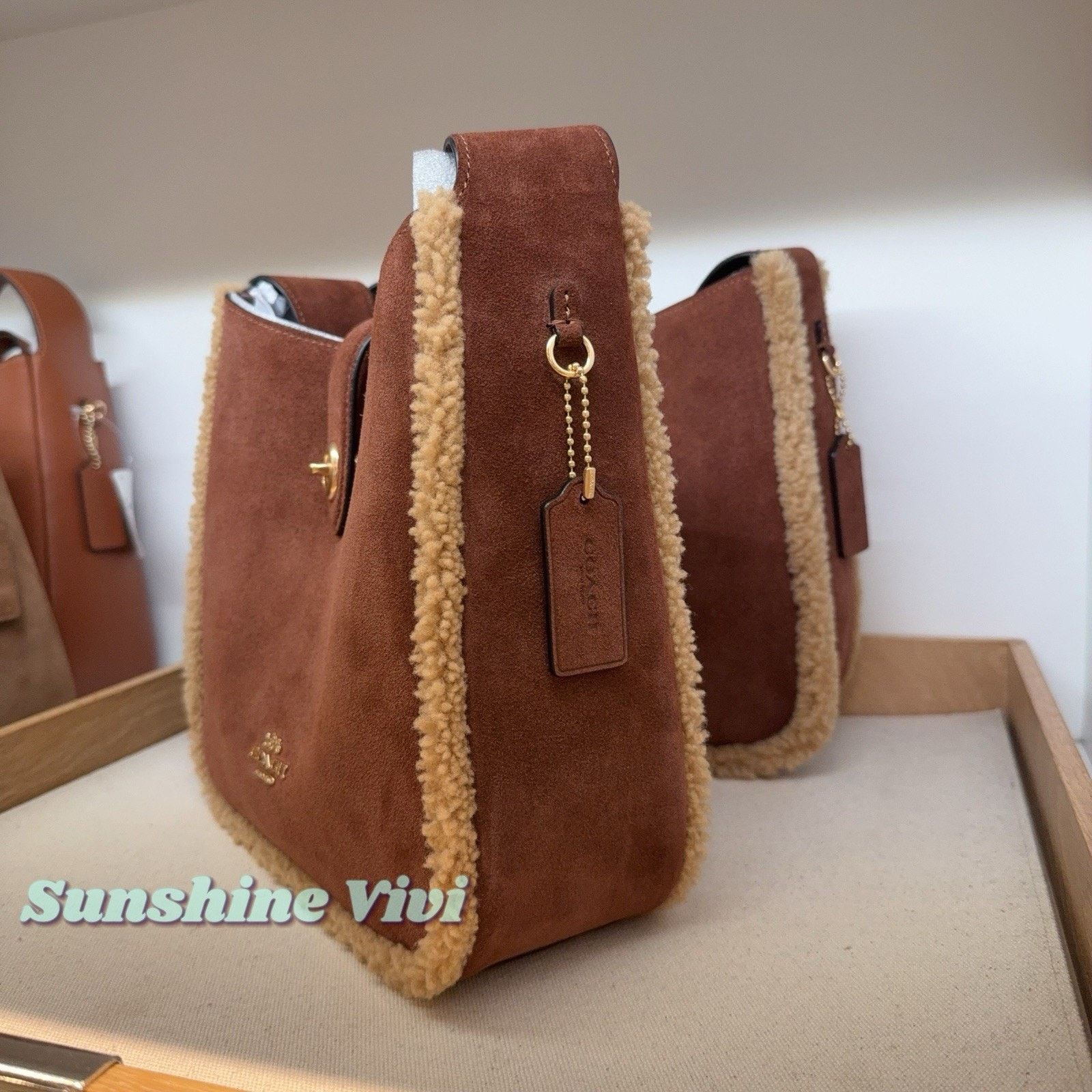 Coach NWT Coach CCZ26 Hadley Convertible Crossbody Bag Brown Size ONE SIZE - 2 Thumbnail