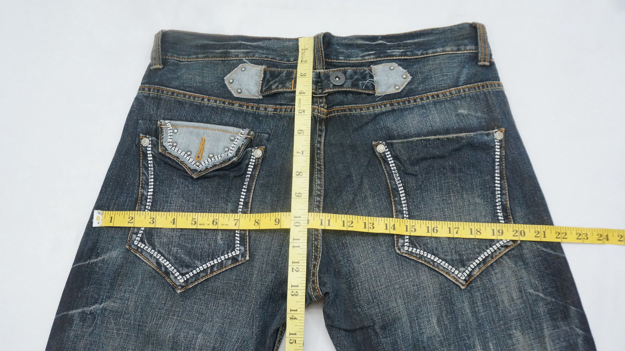 Japanese Brand Vintage Japan Villand Clawmark Whisker Jeans Size US 34 / EU 50 - 13 Thumbnail