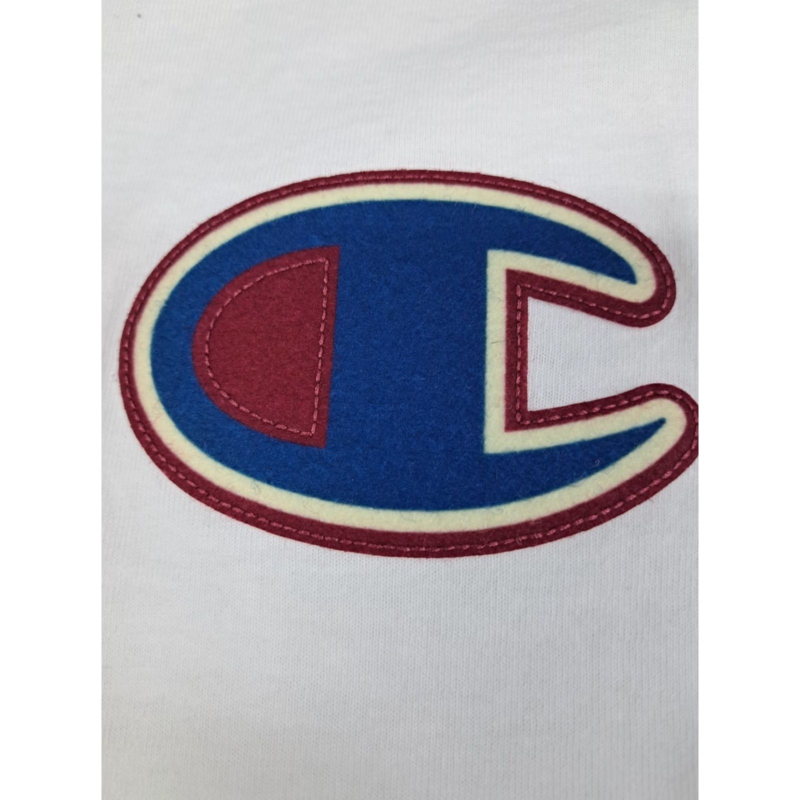 Champion Champion T Shirt Men 2XL White Short Sleeve Crew Neck Embroidered Logo Vintage Look Regular Fit Hash Tag 4895? Size US XXL / EU 58 / 5 - 3 Thumbnail
