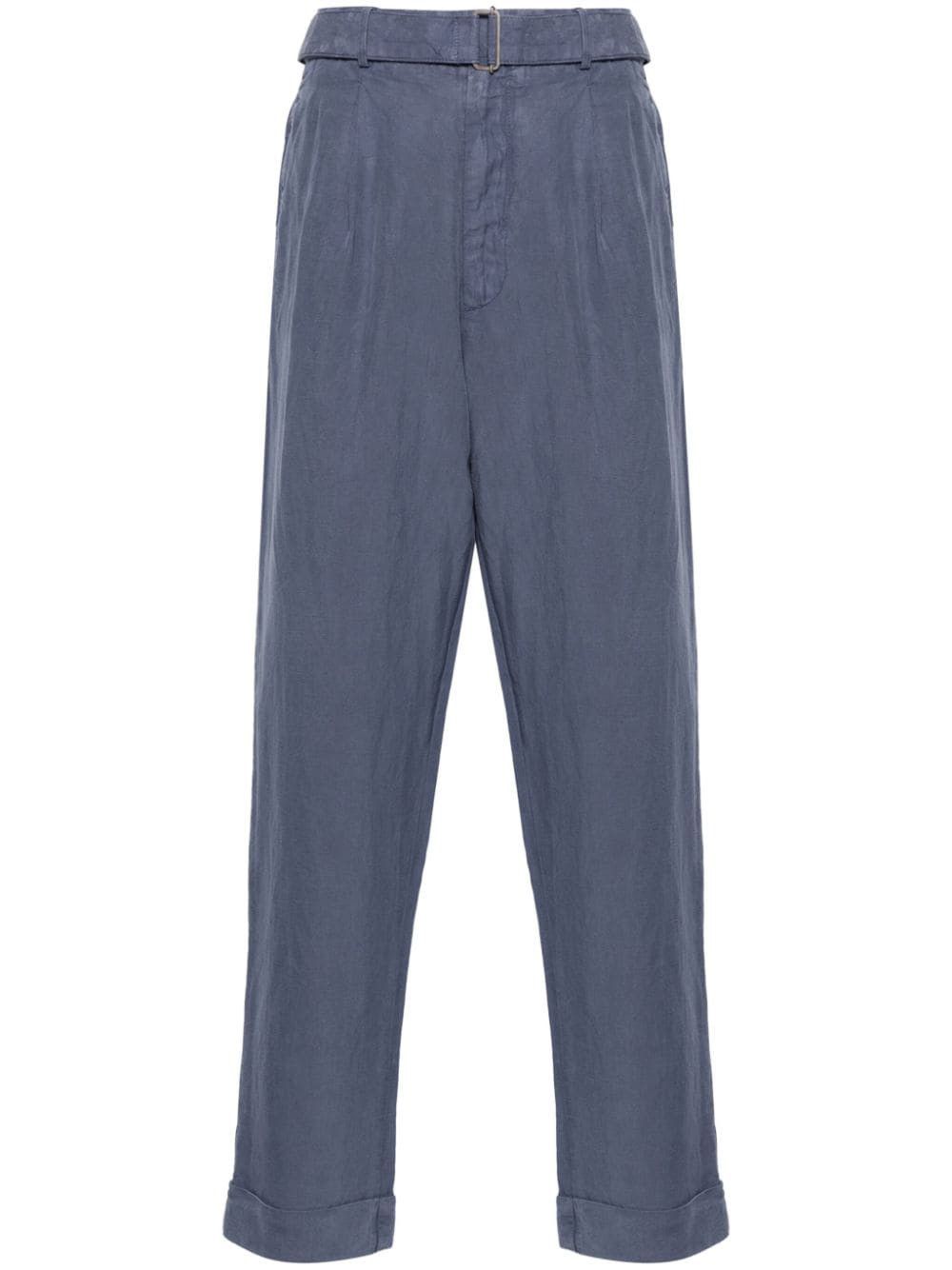 Officine Generale Officine Generale Men's Hugo Pleated Trousers Size US 32 / EU 48 - 4 Thumbnail