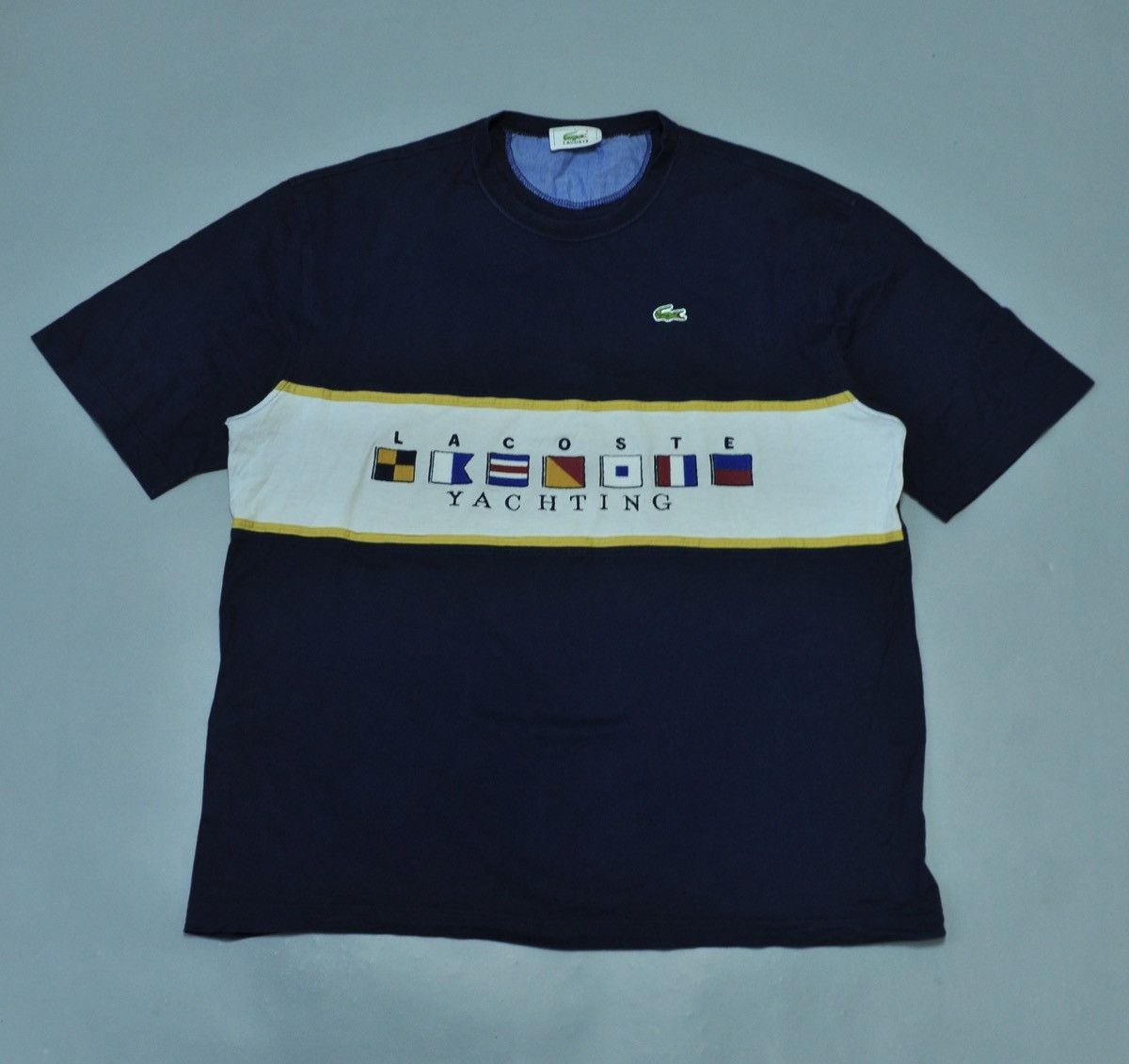 Lacoste Vintage Lacoste Yachting t-shirt rare y2k Size US XXL / EU 58 / 5 - 2 Thumbnail