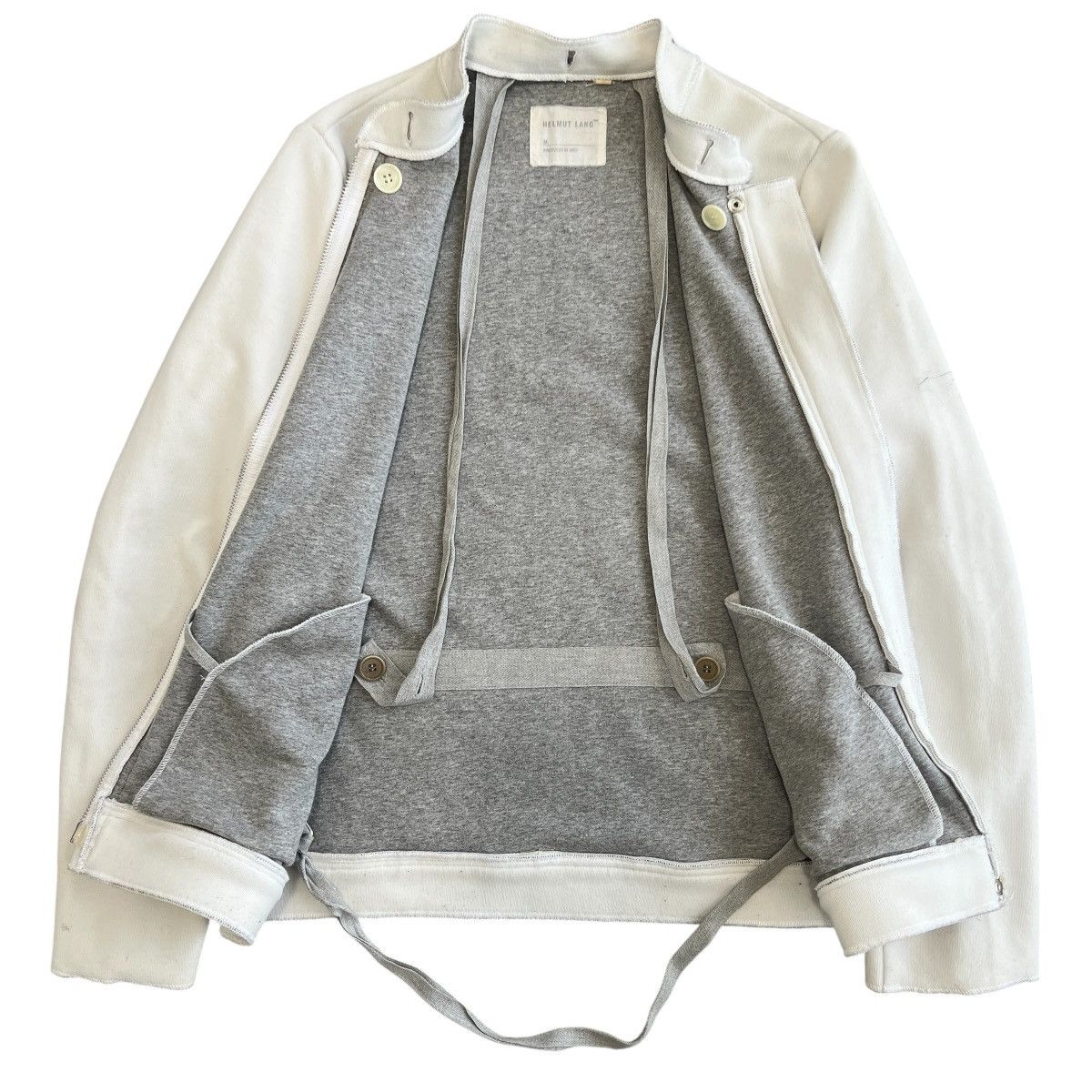 Helmut Lang HELMUT LANG 1999 Archive Cut-Off Hem Jacket Size US M / EU 48-50 / 2 - 4 Thumbnail