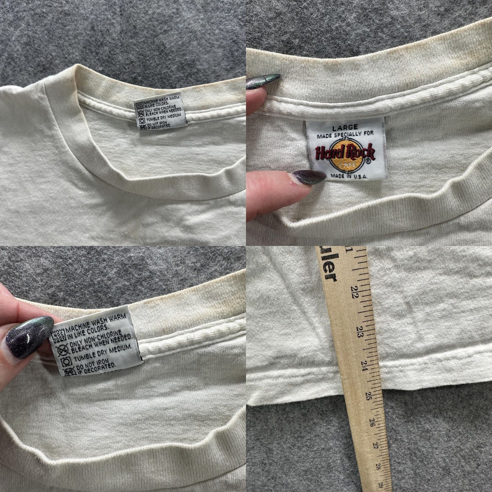 Hard Rock Cafe VINTAGE Hard Rock Cafe Orlando Shirt Mens L White Graphic 90s Size US L / EU 52-54 / 3 - 8 Thumbnail
