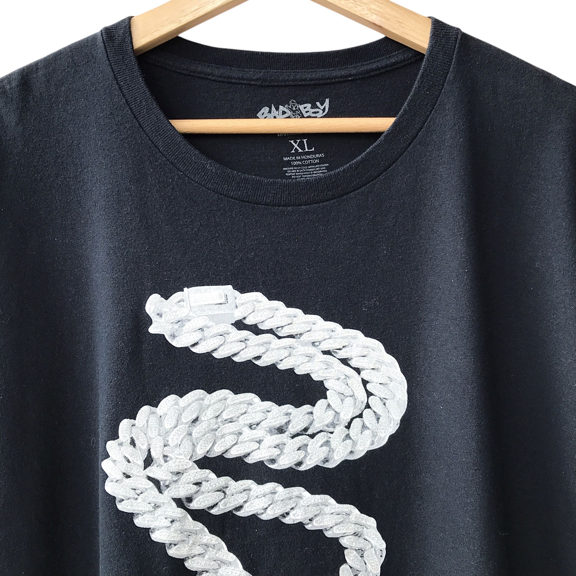 Rap Tees Bad Boy Entertainment Invisible Bully Diamond Chain Tee Size US XL / EU 56 / 4 - 3 Thumbnail