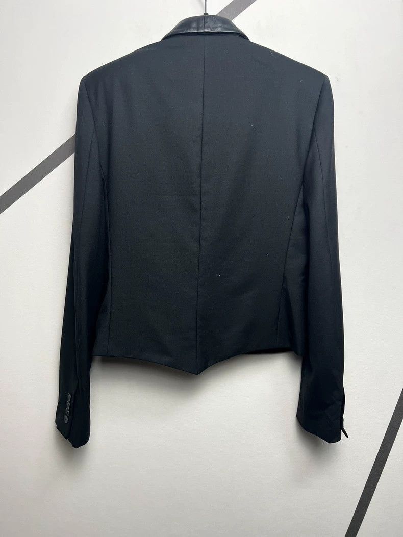 Saint Laurent Paris Saint Laurent Paris Green fruit collar wool jacket-2508 Size US M / EU 48-50 / 2 - 2 Thumbnail