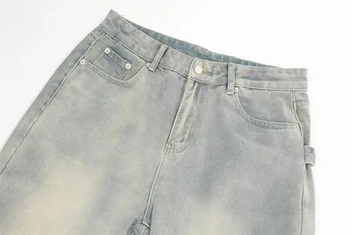 VIBE Men's street style punk distressed washed jeans Size US 32 / EU 48 - 3 Thumbnail