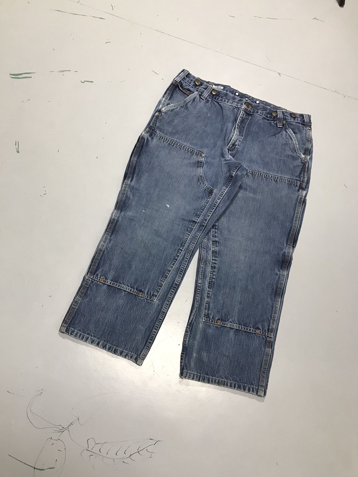 Carhartt Vintage Carhartt double knee pant workwear Size US 36 / EU 52 - 3 Thumbnail