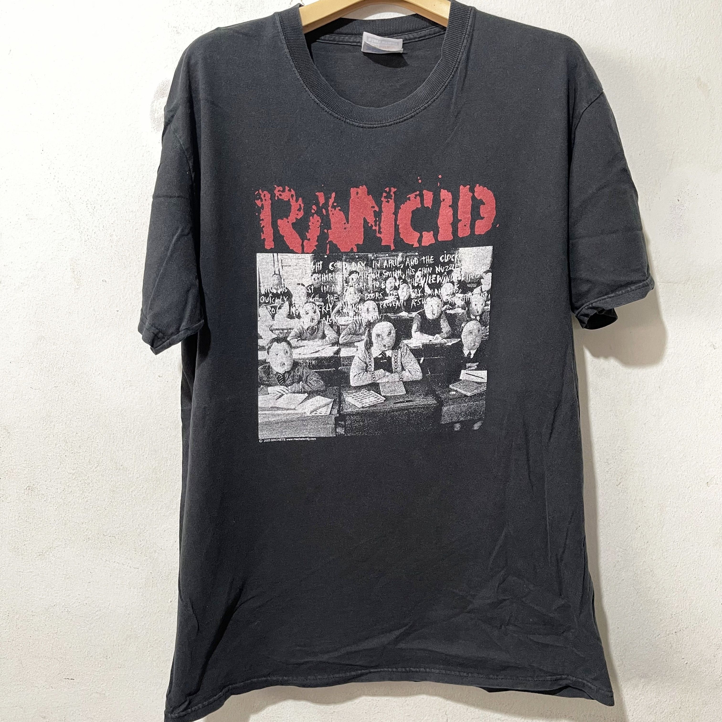 Band Tees × Vintage Vintage 2003 Rancid Band Shirt Size US M / EU 48-50 / 2 - 1 Thumbnail