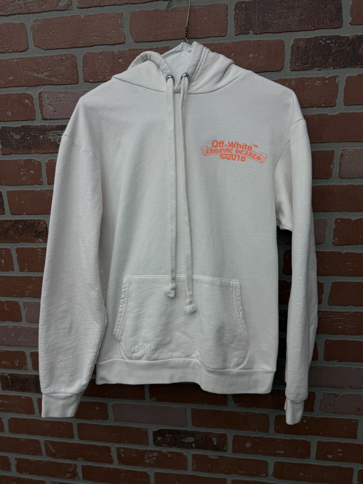 Chrome Hearts × Off-White Chrome Hearts Off White Hoodie Size M (RARE EXLUSIVE) Size US M / EU 48-50 / 2 - 2 Thumbnail