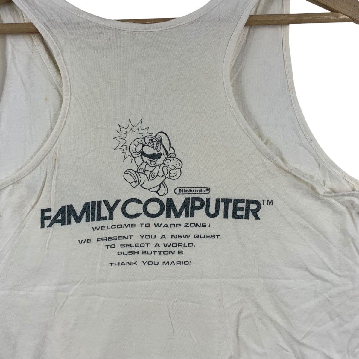 Nintendo Vintage NINTENDO SUPER MARIO Family Computer Tee Shirt Tank Size US S / EU 44-46 / 1 - 6 Thumbnail