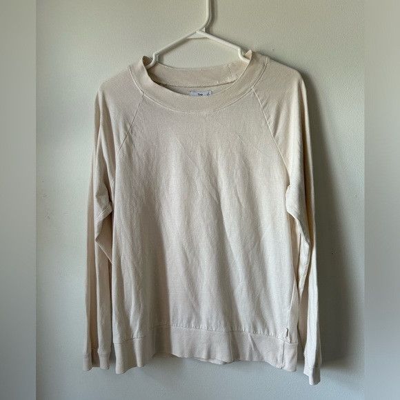 TNA TNA Cream Long Sleeve Shirt Size S / US 4 / IT 40 - 1 Thumbnail