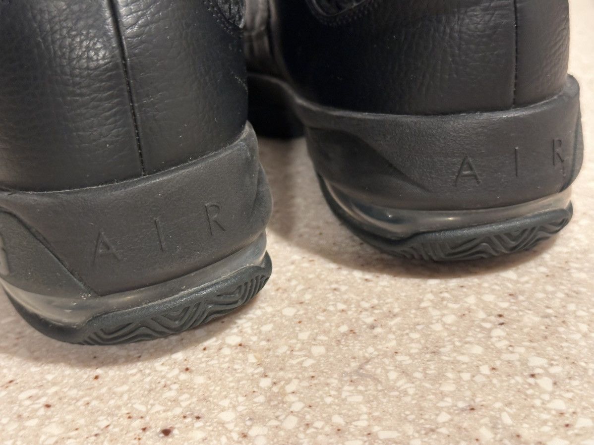 Jordan Brand Nike Air Jordan Max Aura 3 Triple Black Leather Mid Top 8 Size US 8 / EU 41 - 8 Thumbnail