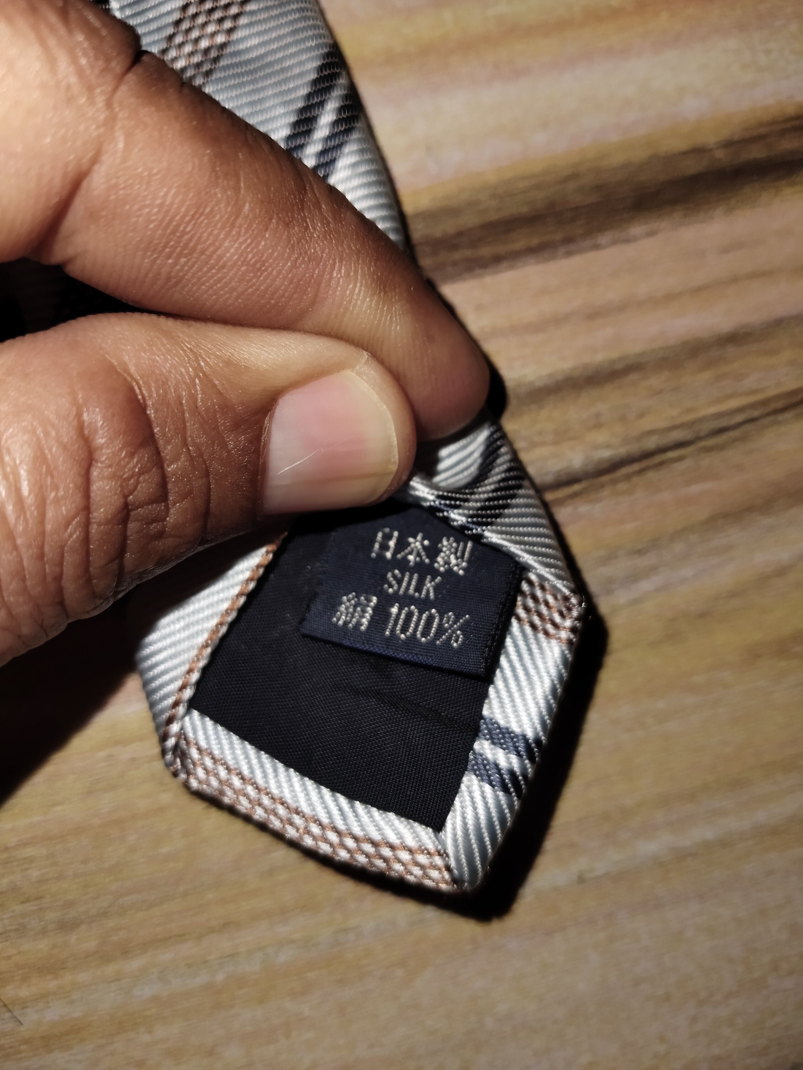 Burberry BURBERRY LONDON Stripe Necktie Size ONE SIZE - 5 Thumbnail