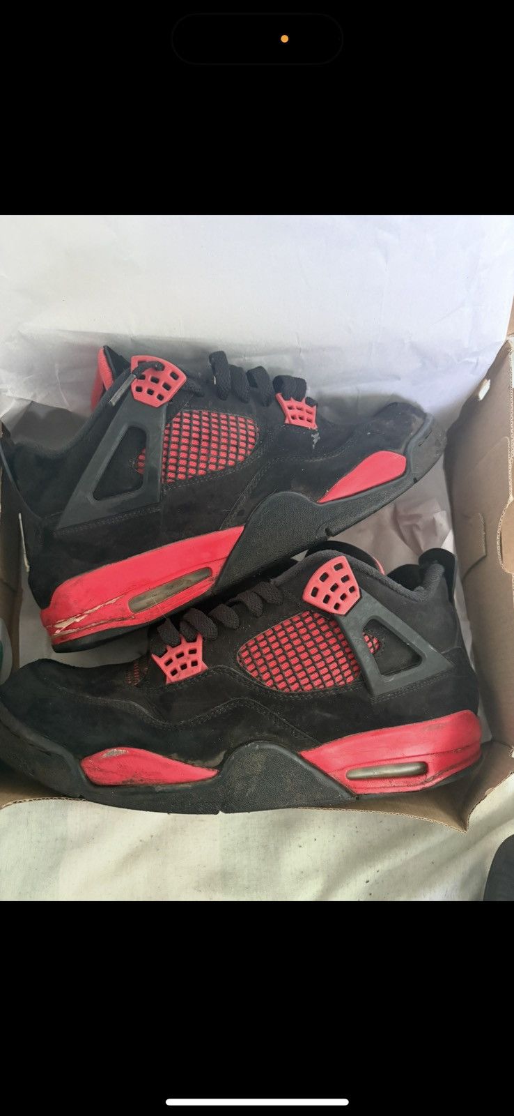 Nike Jordan 4 red Thunders Size US 9 / EU 42 - 5 Thumbnail