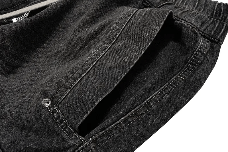 Designer × Japanese Brand × Jean Hombre Drawstring Elastic Baggy Cargo Jeans Size US 32 / EU 48 - 8 Thumbnail