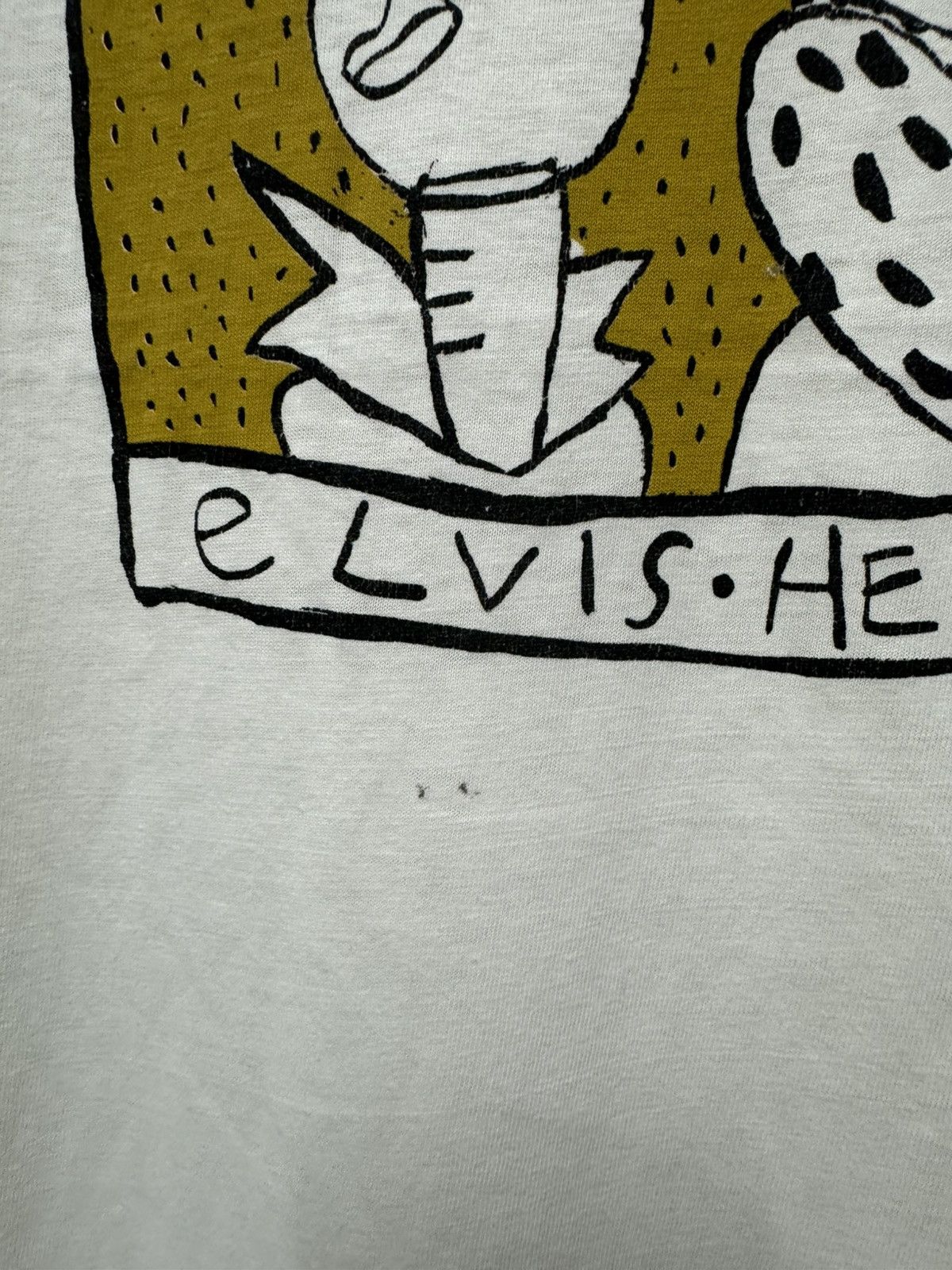 Band Tees × Vintage Vintage 90’s Elvis Presley Band Tee Size US M / EU 48-50 / 2 - 3 Thumbnail