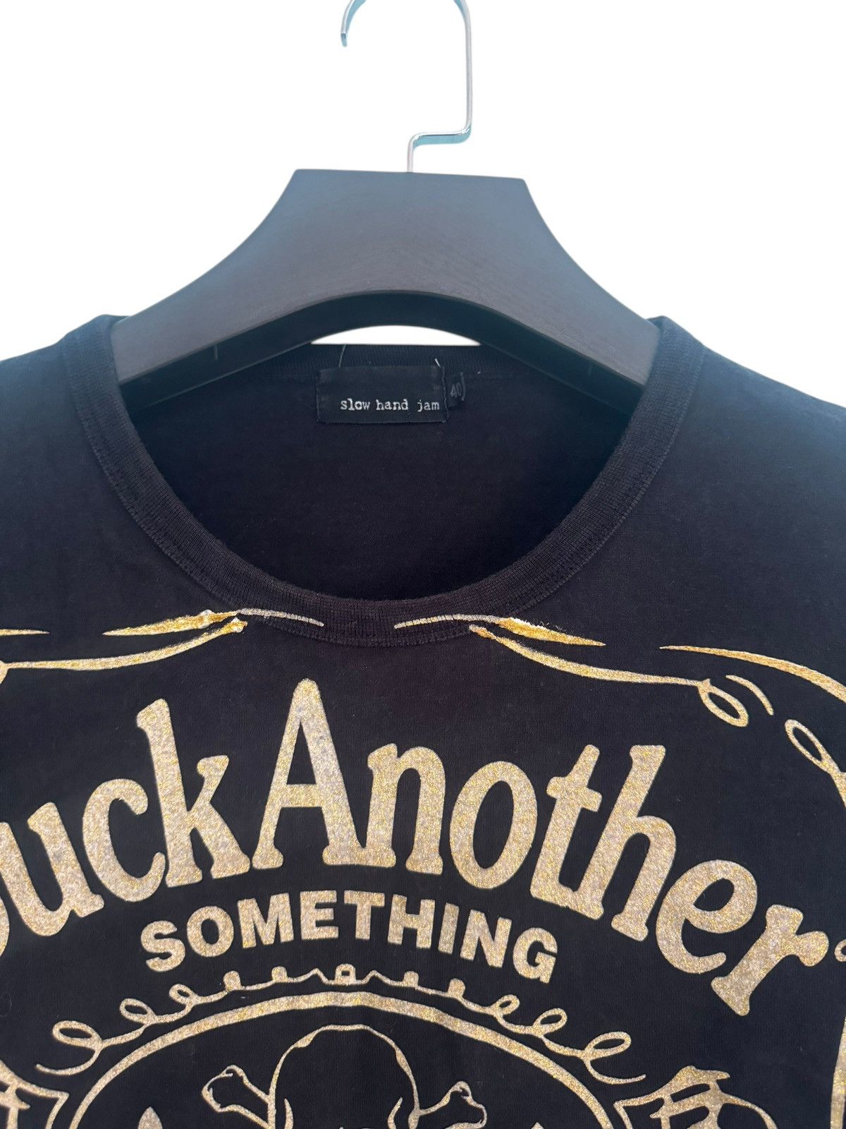 If Six Was Nine 💥 PUNK DESIGN SLOW HAND JAM SUCK ANOTHER SOMETHING VERY RARE Size US L / EU 52-54 / 3 - 4 Thumbnail